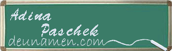 Adina Paschek Visitenkarte